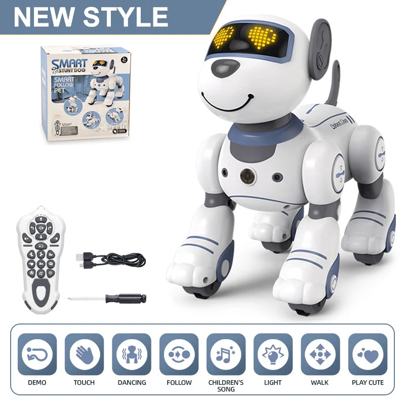 Kelaton RC Robot Dog With Voice Command Programmable Touch-Sense Music