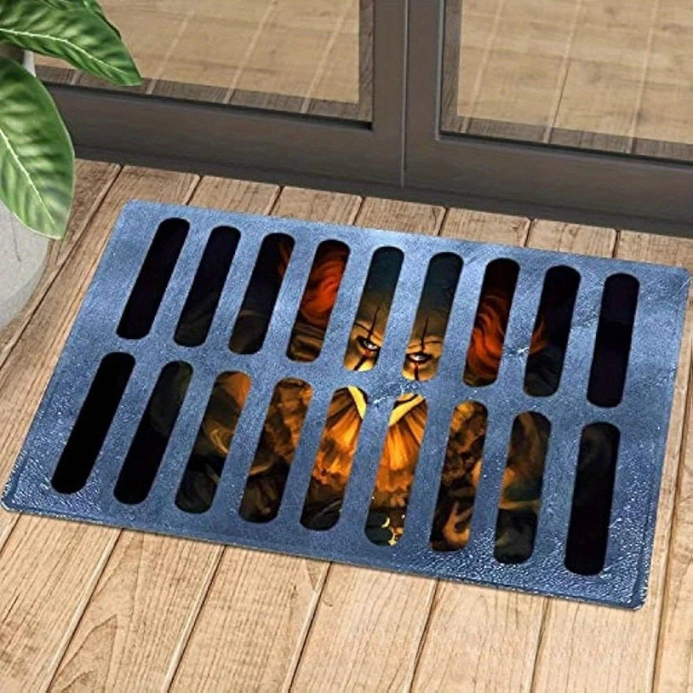 Washable Living Room Decoration Koi Carpet 3D Visual Effect Anti-slip Floor Mat Bathroom Door Rug Waterproof Rugs for Bathroom